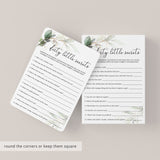 Hen Party Game Dirty Little Secrets Printable