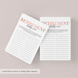 Retirement Hobby Race Game for Her Printable