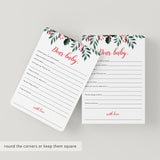 Christmas Theme Baby Shower Games Bundle Printable