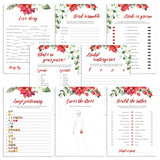 8 Holiday Bridal Shower Games Bundle Printable by LittleSizzle