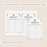Kids Christmas Game Printable Finish My Phrase