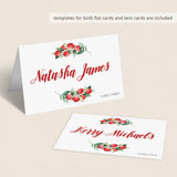 Christmas dinner table decor by LittleSizzle