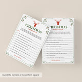 Christmas Family Feud Game Questions and Answers Printable