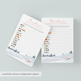 Winter Holiday Emoji Pictionary Game Printable
