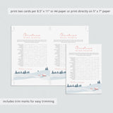 Printable Christmas Word Search for Kids and Adults