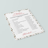 Christmas Movie Trivia Game Instant Download
