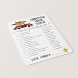 Family Christmas Party Game Movie Match