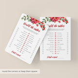 8 Holiday Bridal Shower Games Bundle Printable