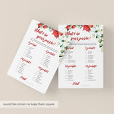 Winter Bridal Shower Games Pack Download