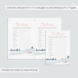 Printable Christmas Word Scramble Game
