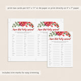 8 Christmas Baby Shower Games Bundle Printable
