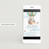 Editable baby shower templates for boys by LittleSizzle