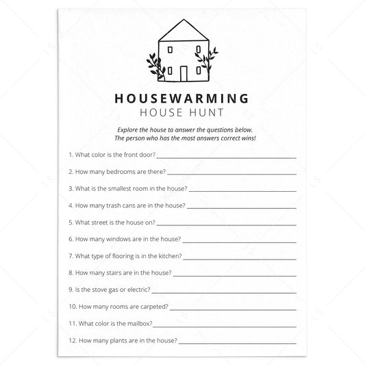 New House Scavenger Hunt Printable by LittleSizzle