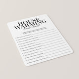 Printable Housewarming Hunt Game