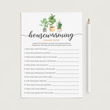 Housewarming Scavenger Hunt Printable