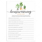 Housewarming Scavenger Hunt Printable by LittleSizzle