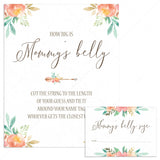Funny Baby Shower Activity How Big Is Mommy's Belly by LittleSizzle