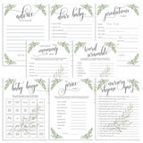 Greenery Baby Shower Games Package with 8 Popular Games by LittleSizzle