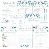 Complete Baby Shower Games Pack Winter Themed Printables by LittleSizzle