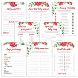 8 Christmas Baby Shower Games Bundle Printable by LittleSizzle