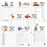 Printable Holiday Games Bundle Instant Download by LittleSizzle