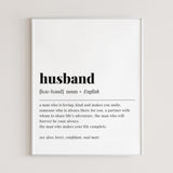 Husband Definition Printable by LittleSizzle