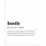 Hustle Definition Print Instant Download by LittleSizzle