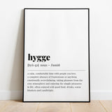 Hygge Definition Print Instant Download