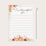 I Am Thankful For Cards Printable Thanksgiving Decor by LittleSizzle