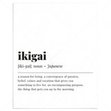 Ikigai Definition Print Instant Download by LittleSizzle