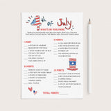 Fun Fourth of July BBQ Game Printable by LittleSizzle