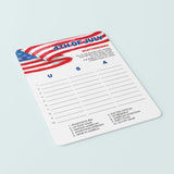 Fourth of July USA Scattergories Game To Print or Play Online