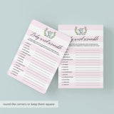 Girl Shower Baby Word Scramble Printable
