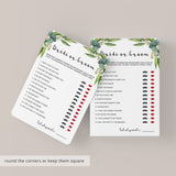 instant downloadable bridal shower game card bride or groom game