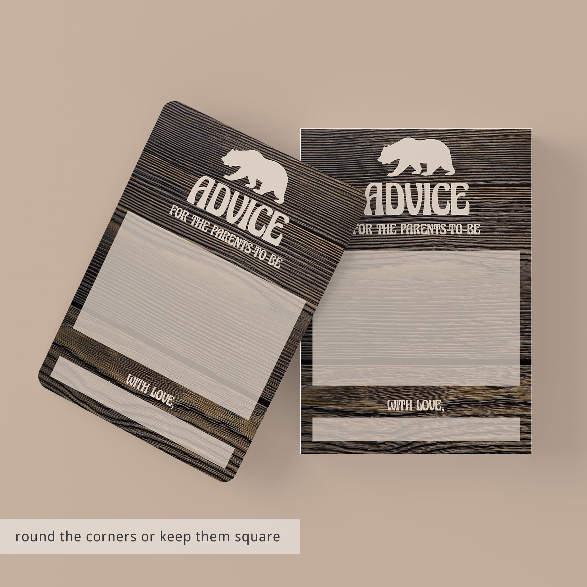 Wood background shower games by LittleSizzle