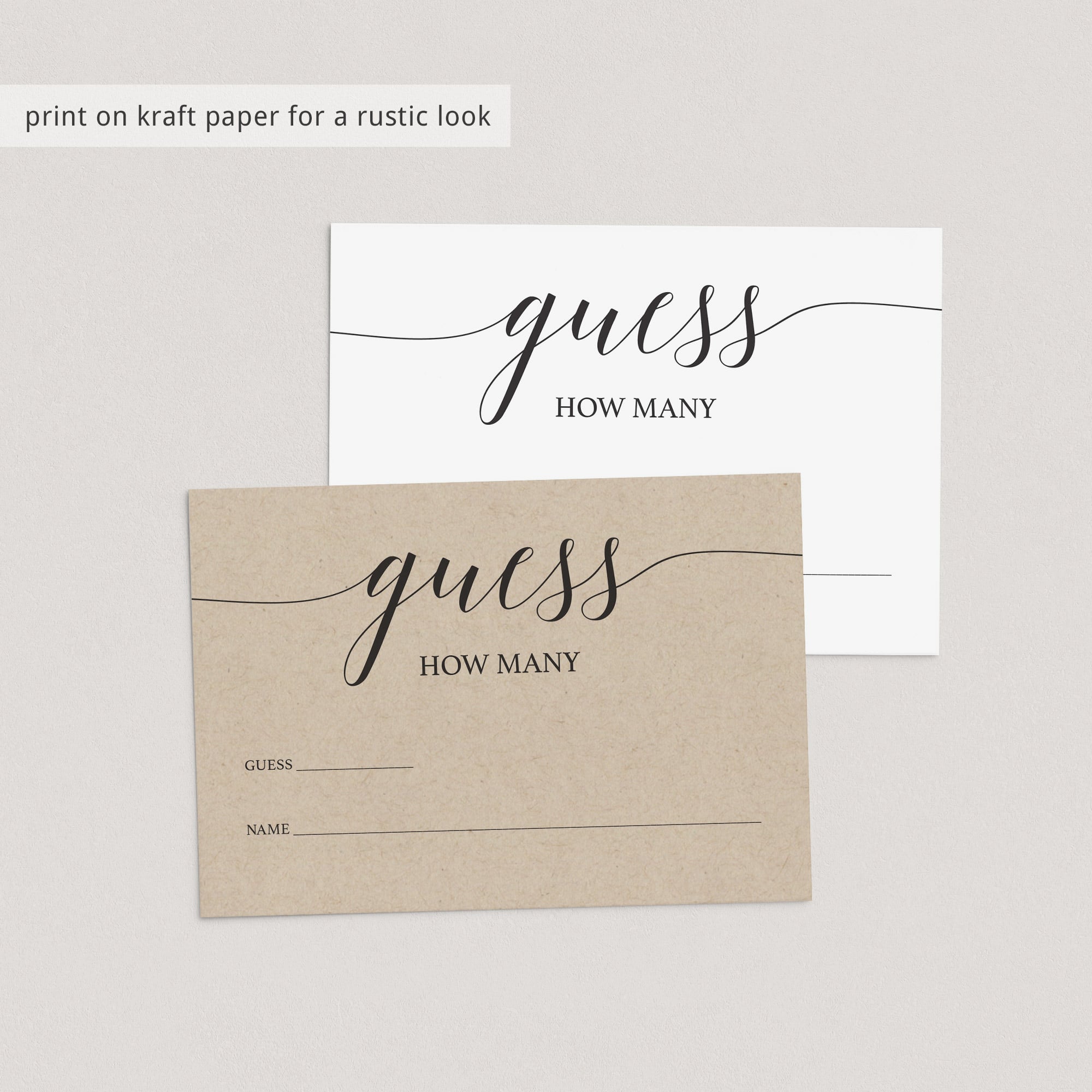 Guess how many kisses game template by LIttleSizzle