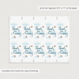 Up and away baby shower favor tag printable by LittleSizzle