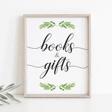 Watercolor leaves baby shower party decor by LittleSizzle
