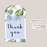 Eucalyptus Baby Shower Printable Full Package