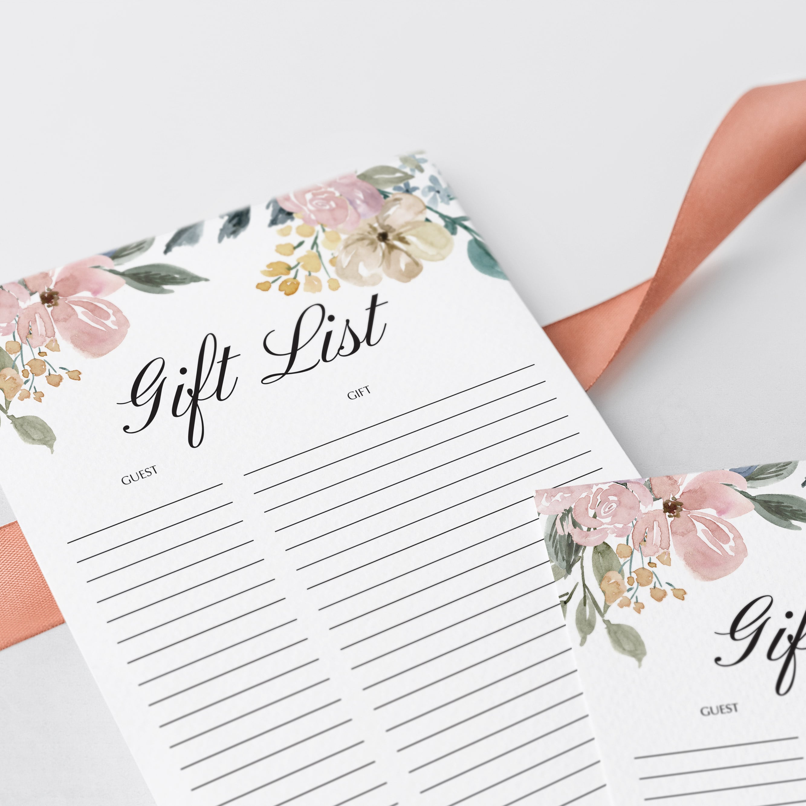 Instant download gift list for whimsical shower by LittleSizzle
