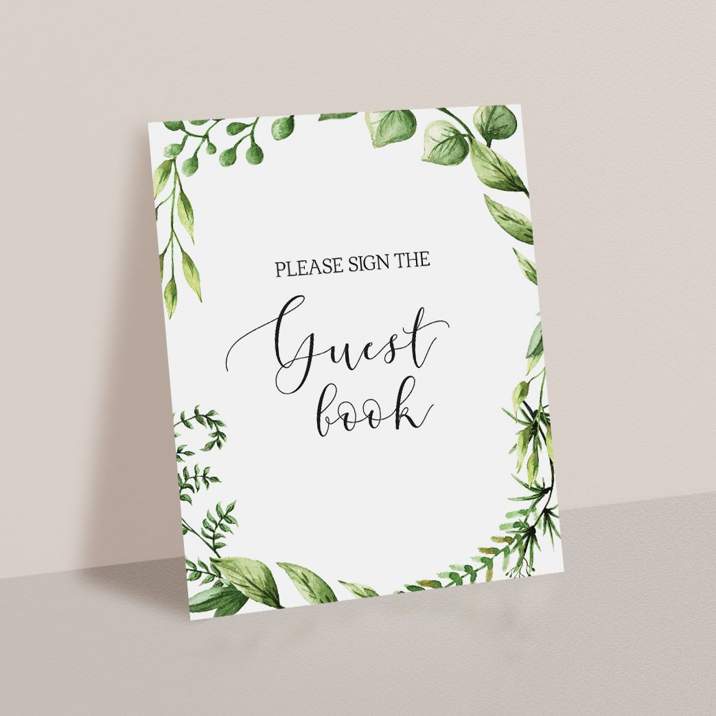 Greenery themed party ideas by LittleSizzle