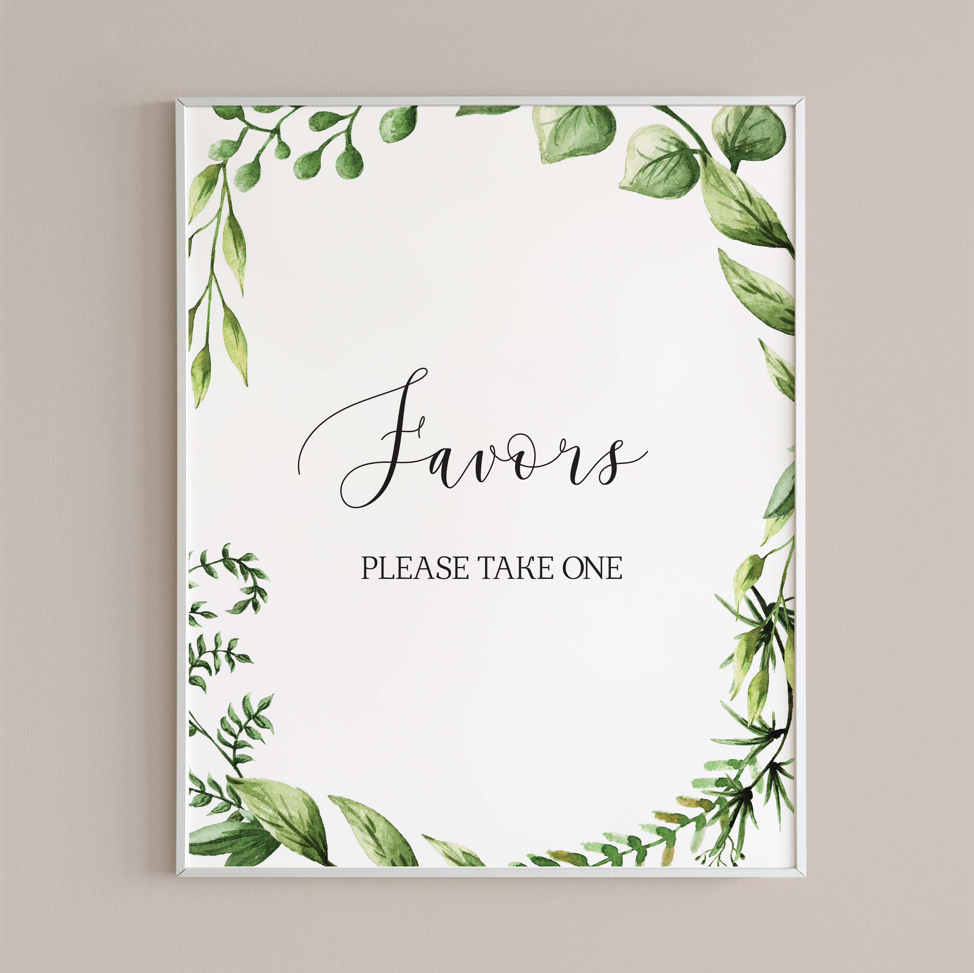 Greenery wreath baby shower decor favors table top sign by LittleSizzle