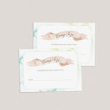 Guess the bump size tickets for baby shower party by LittleSizzle