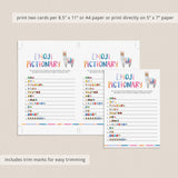 Llama baby shower games download by LittleSizzle