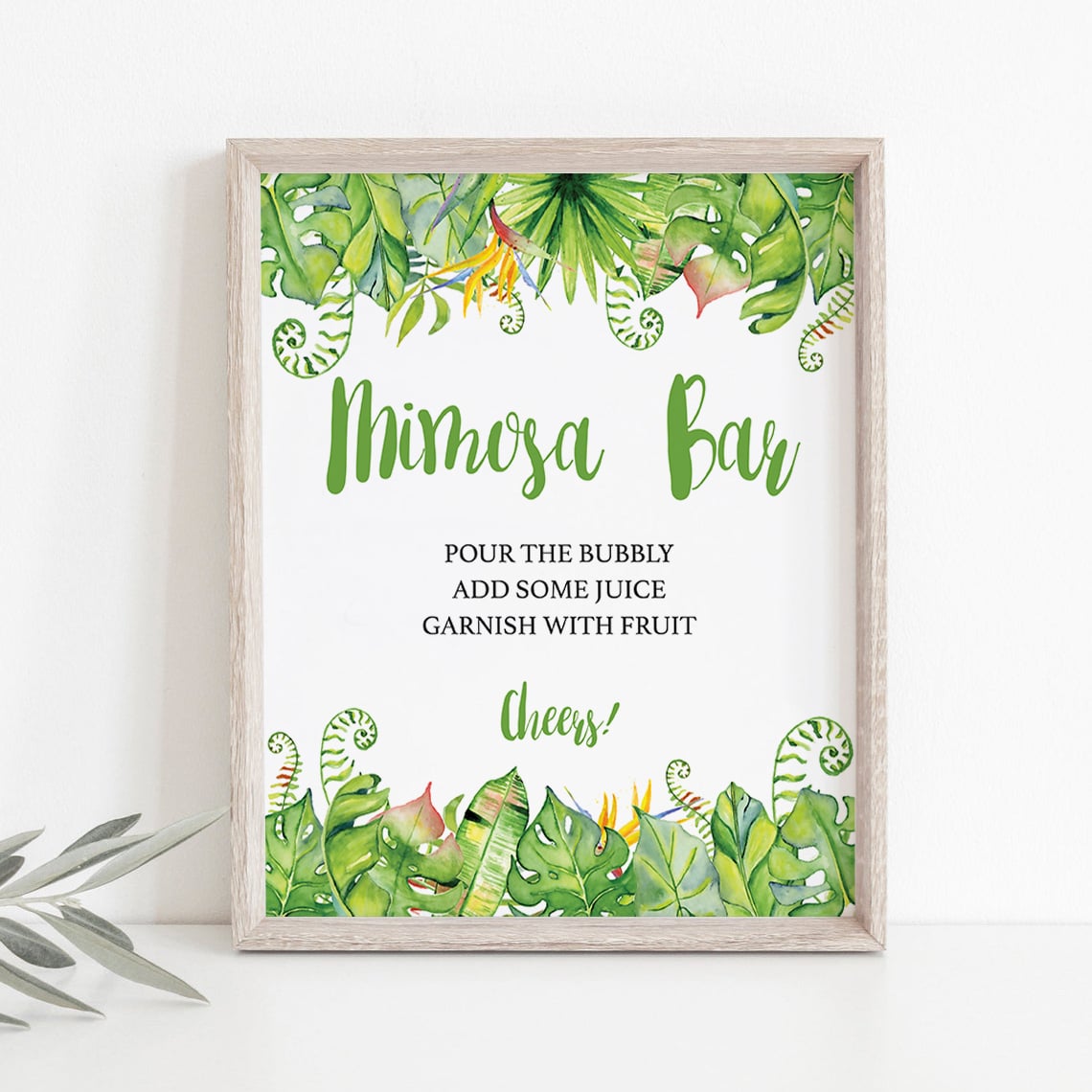 Instant download Hawaiian shower decor by LittleSizzle