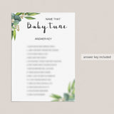 Instant download gender neutral baby party games by LittleSizzle