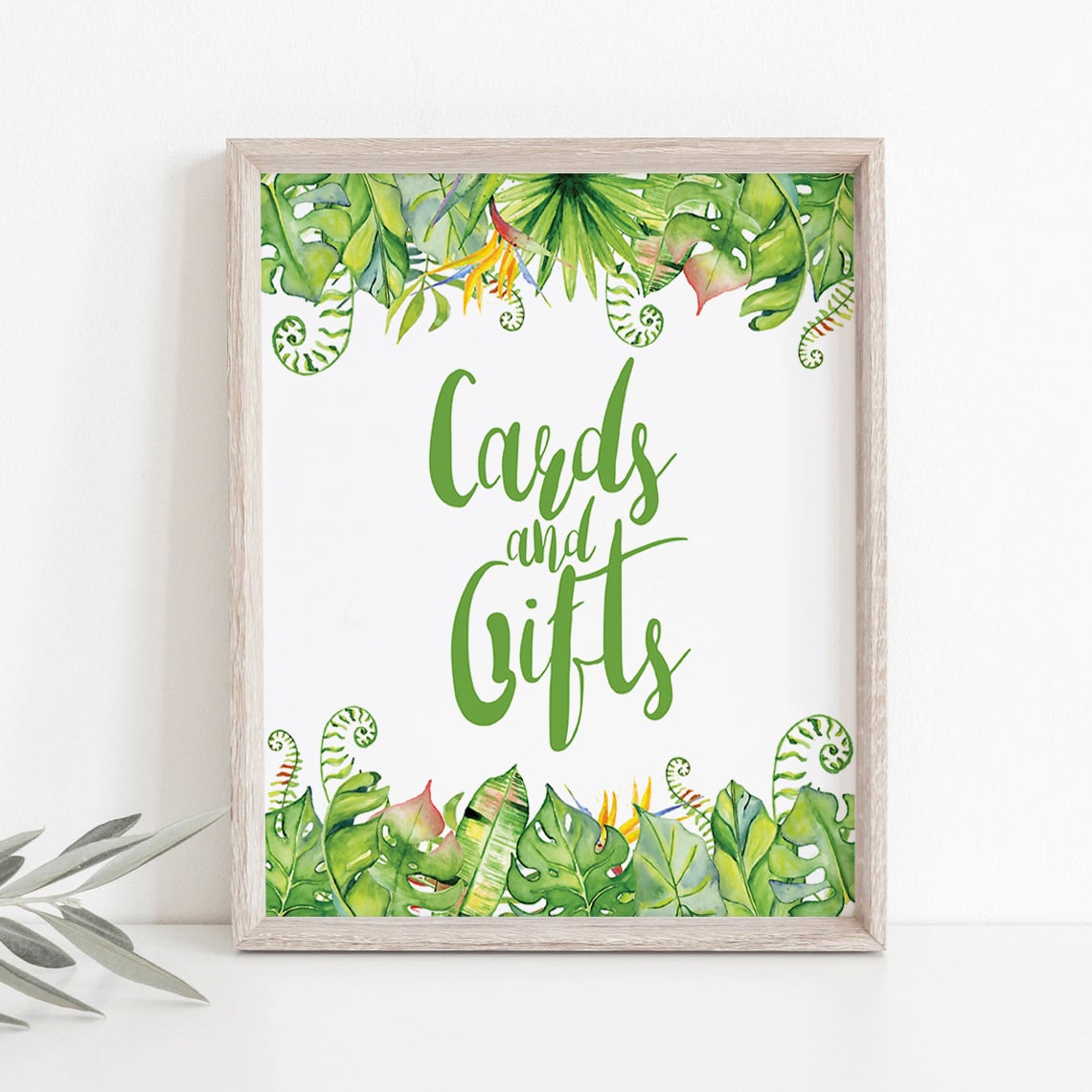 Instant download luau party sign for cards and gifts by LittleSizzle