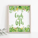 Instant download luau party sign for cards and gifts by LittleSizzle