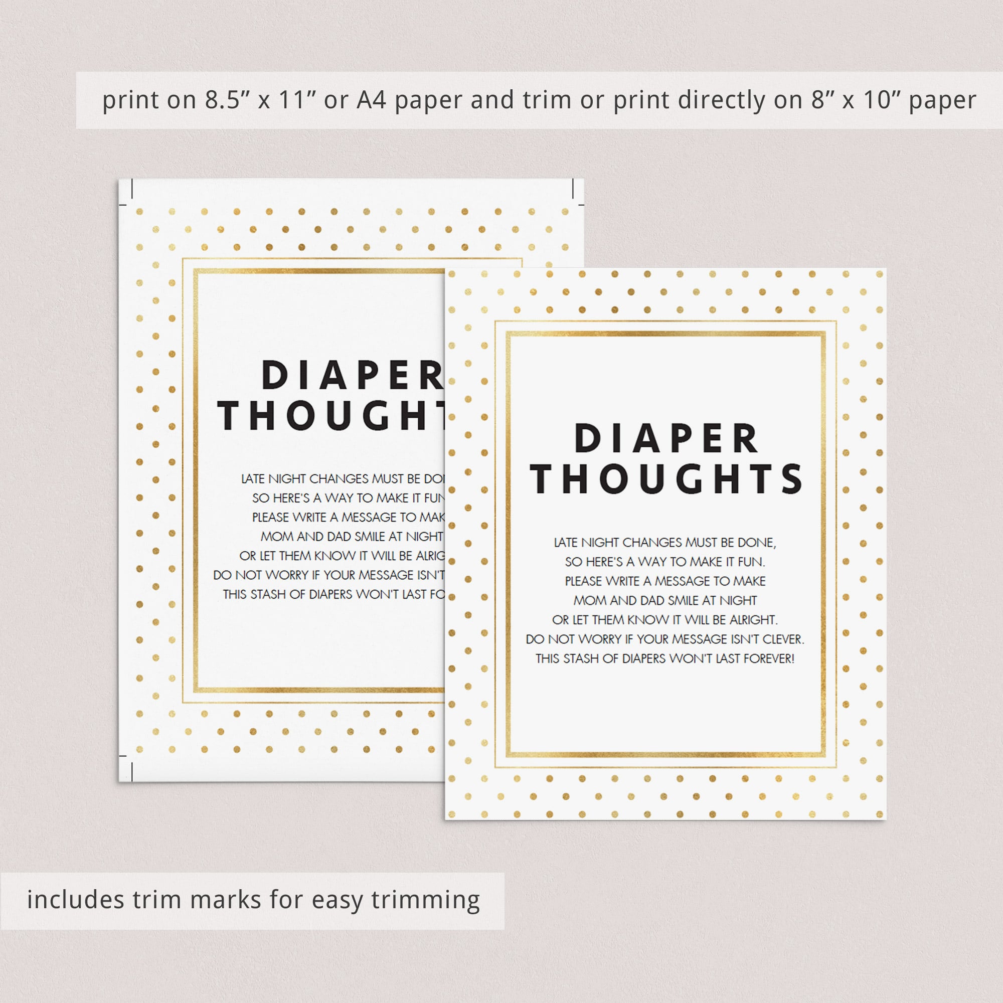 Editable games for neutral baby shower by LittleSizzle