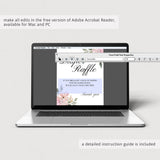 Instant download flower baby shower decor by LittleSizzle